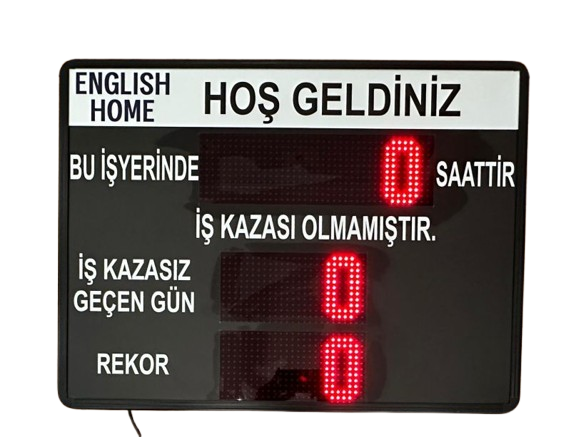 Kazasız iş Günü Tabelası