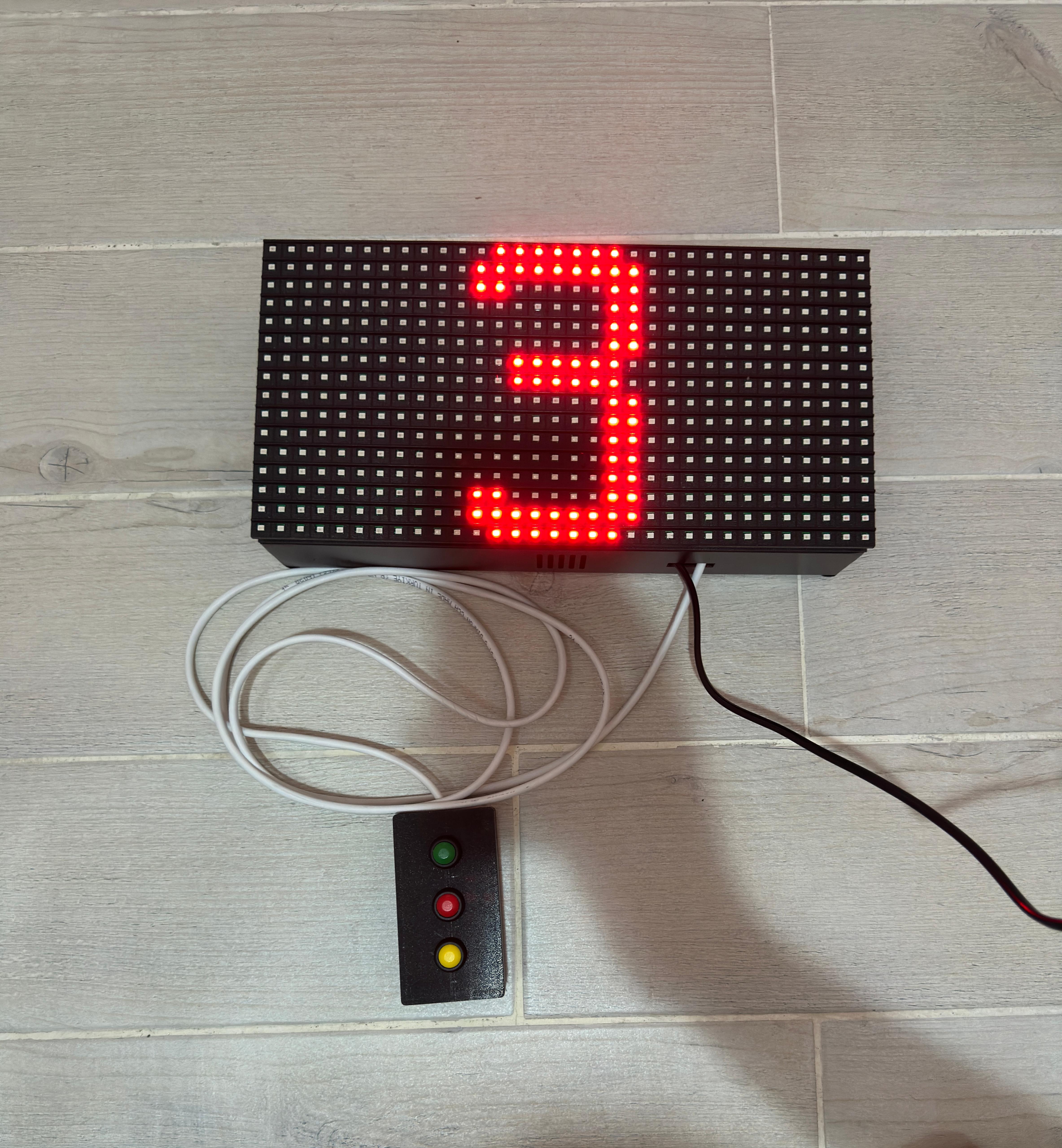 Led Sayıcı Numaratör Butonlu