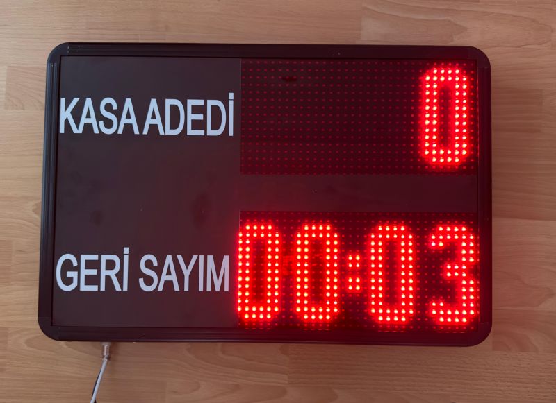 Adet Sayıcı ve Geri Sayım Tabelası