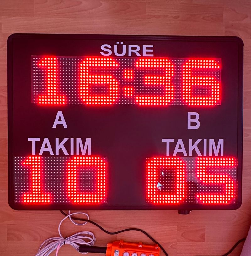 Halı Saha Skorbord Tabelası 60x80cm