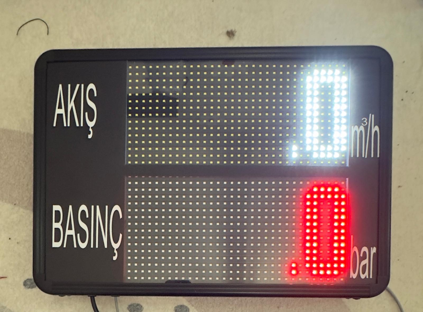 4-20mA Analog Girişli Led Tabela 36x50 cm
